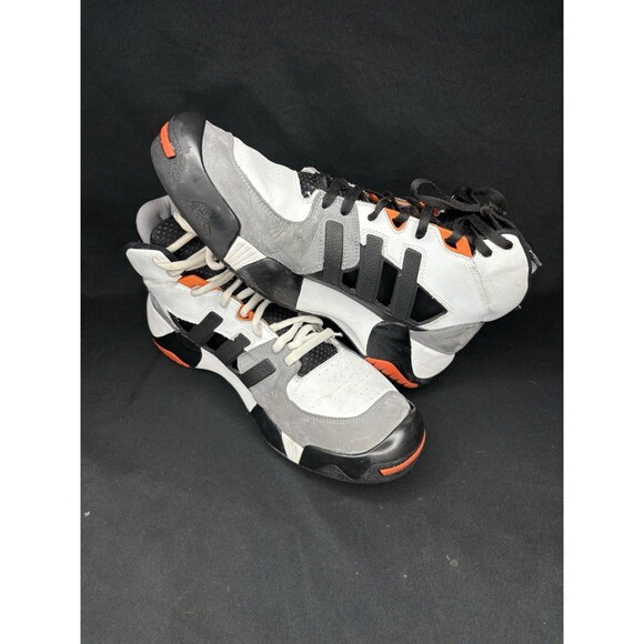 ULTRA RARE Adidas Originals Streetball 2 Shoes White/Black Mens Size US13 D74407 main image 4